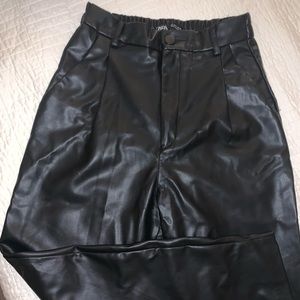 Zara Leather Pants